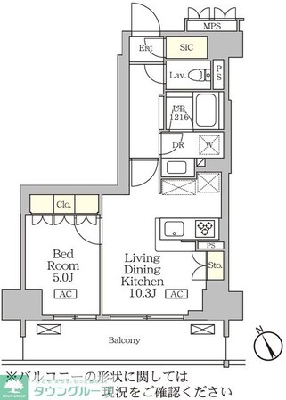 リーフシティ市川 ザ・レジデンスの物件間取画像